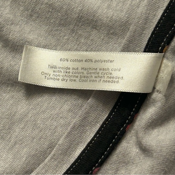 Cacique Pride V-Neck Sleepshirt with Rainbow Love Design - Picture 8 of 8